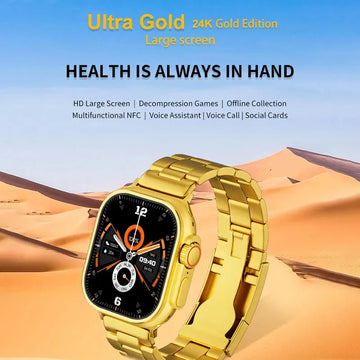 ✨ 24K Gold Ultra Watch – Luxury Timepiece