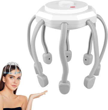 Hair Scalp Massager – 8 Vibrating Contacts for Relaxation & Hair Health ✨