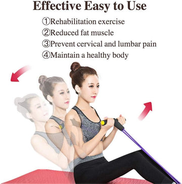 đȘ Elastic Pull Rope Fitness Equipment â Full Body Workout Anywhere!