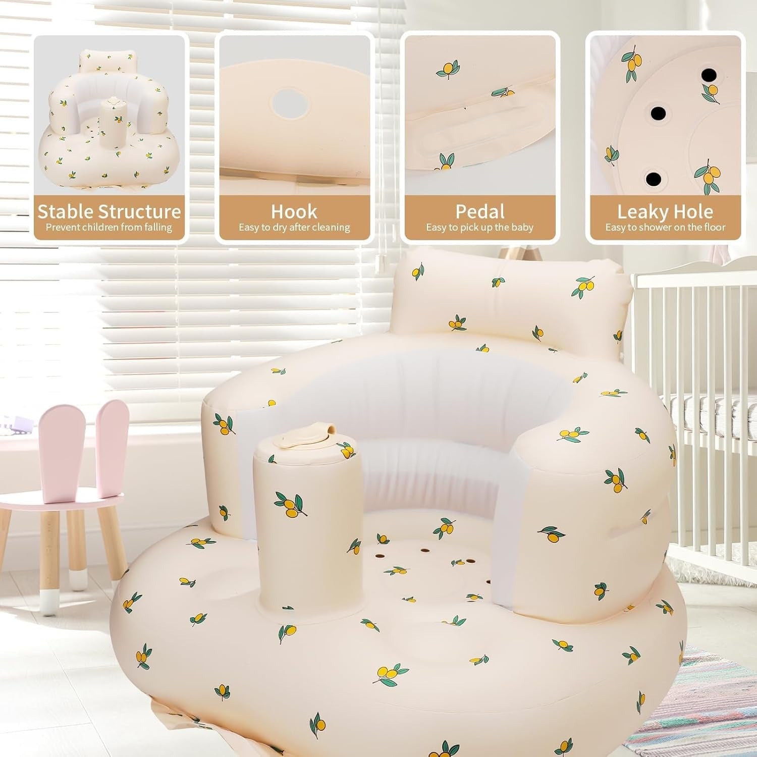 💺 Inflatable Baby Seat – Comfortable & Portable Seat for Infants