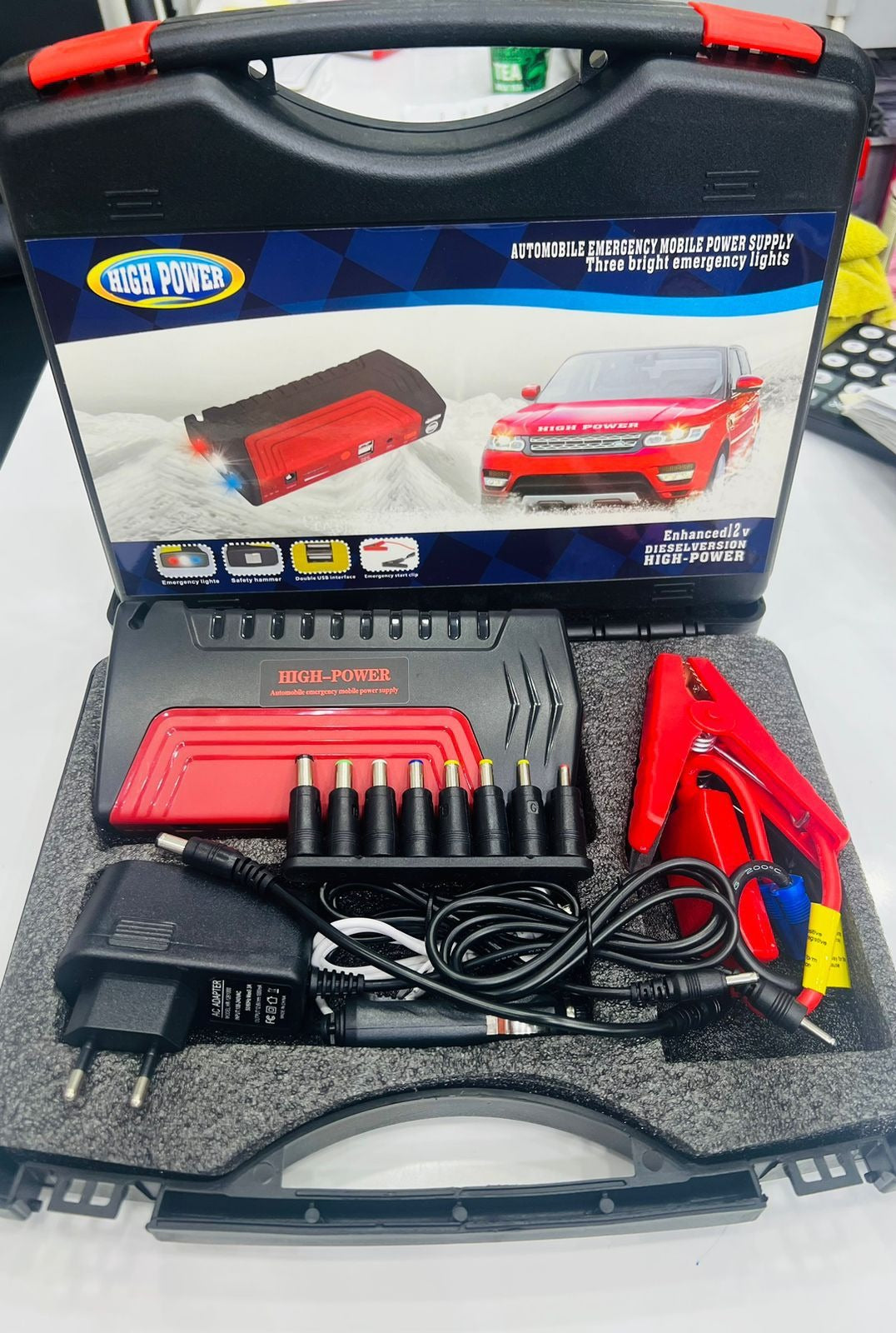 Car Jump 50800mAh Portable Jumper Starter – Powerful & Compact Emergency Battery Booster