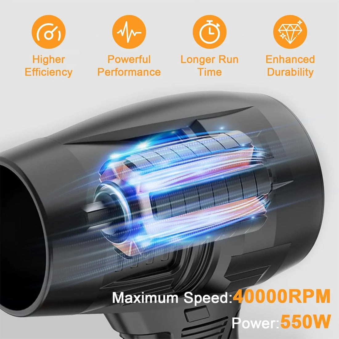💨 Jet Blower with Charger & 2 Batteries – Powerful & Portable Cleaning Tool