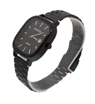 ⌚ Casio Unisex Stainless Steel Watch – Black
