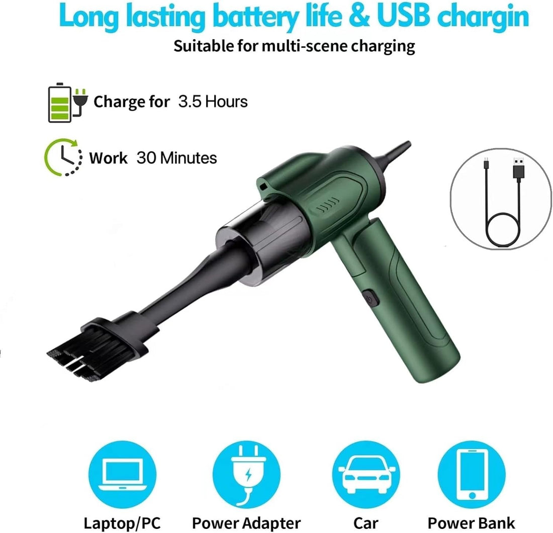 🧹 Car Vacuum Cleaner – Powerful & Portable Cleaning for Your Vehicle