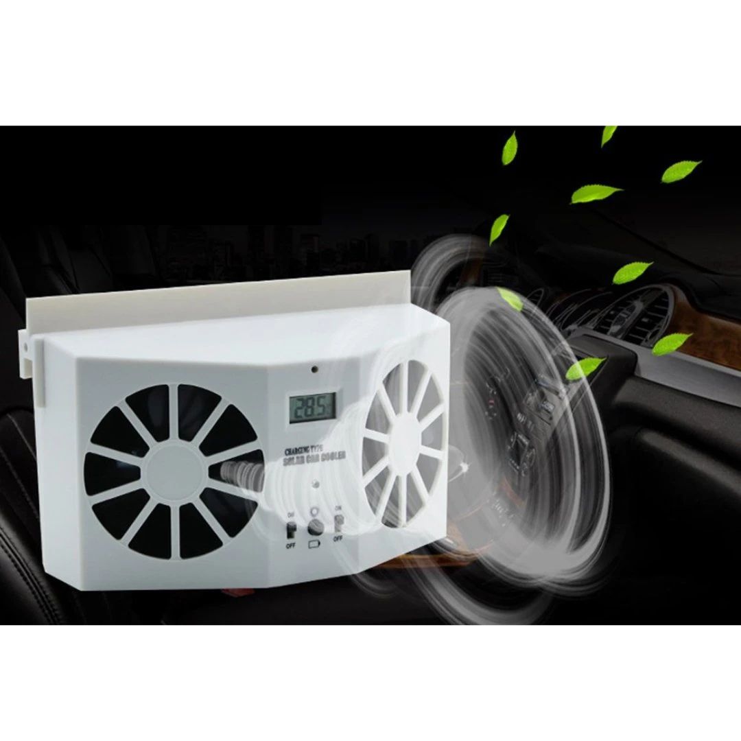 Car Solar Fan – Automatic Cooling Ventilation System